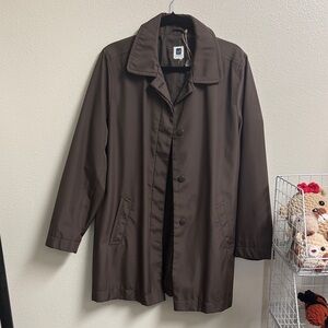 GAP Men's Chocolate Trench Coat